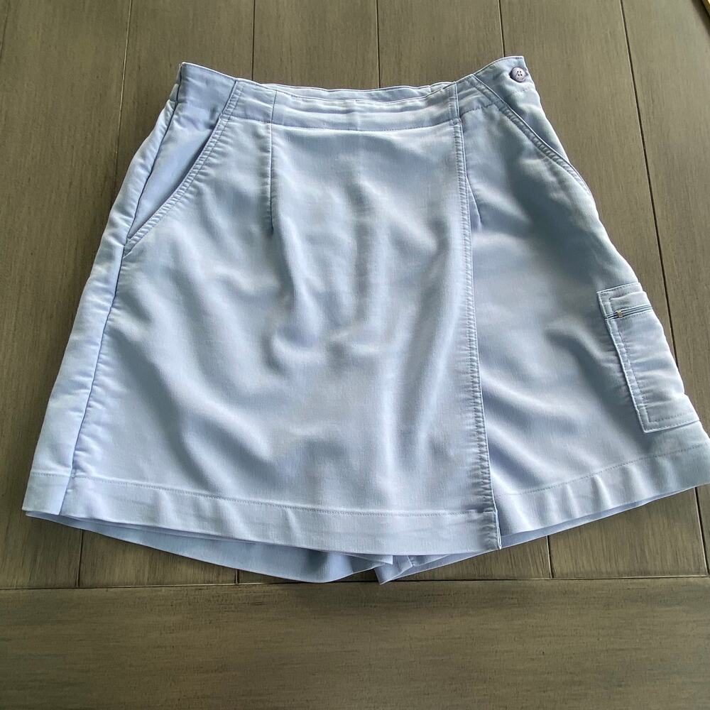 Vintage Line Up Wrap Skort • Blue • Y2K • Size 4 • Golf Activewear